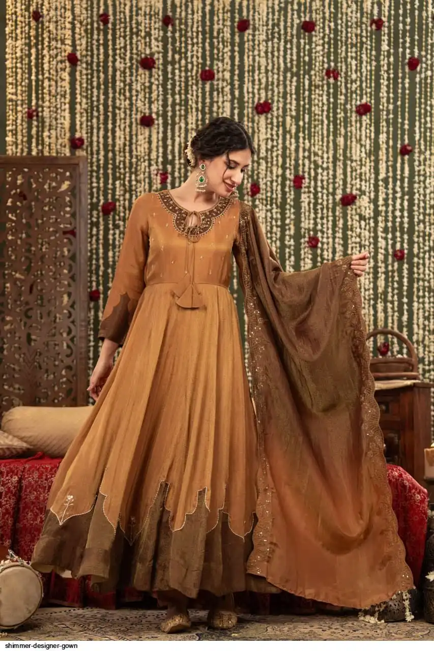 SHIMMER DESIGNER GOWN A