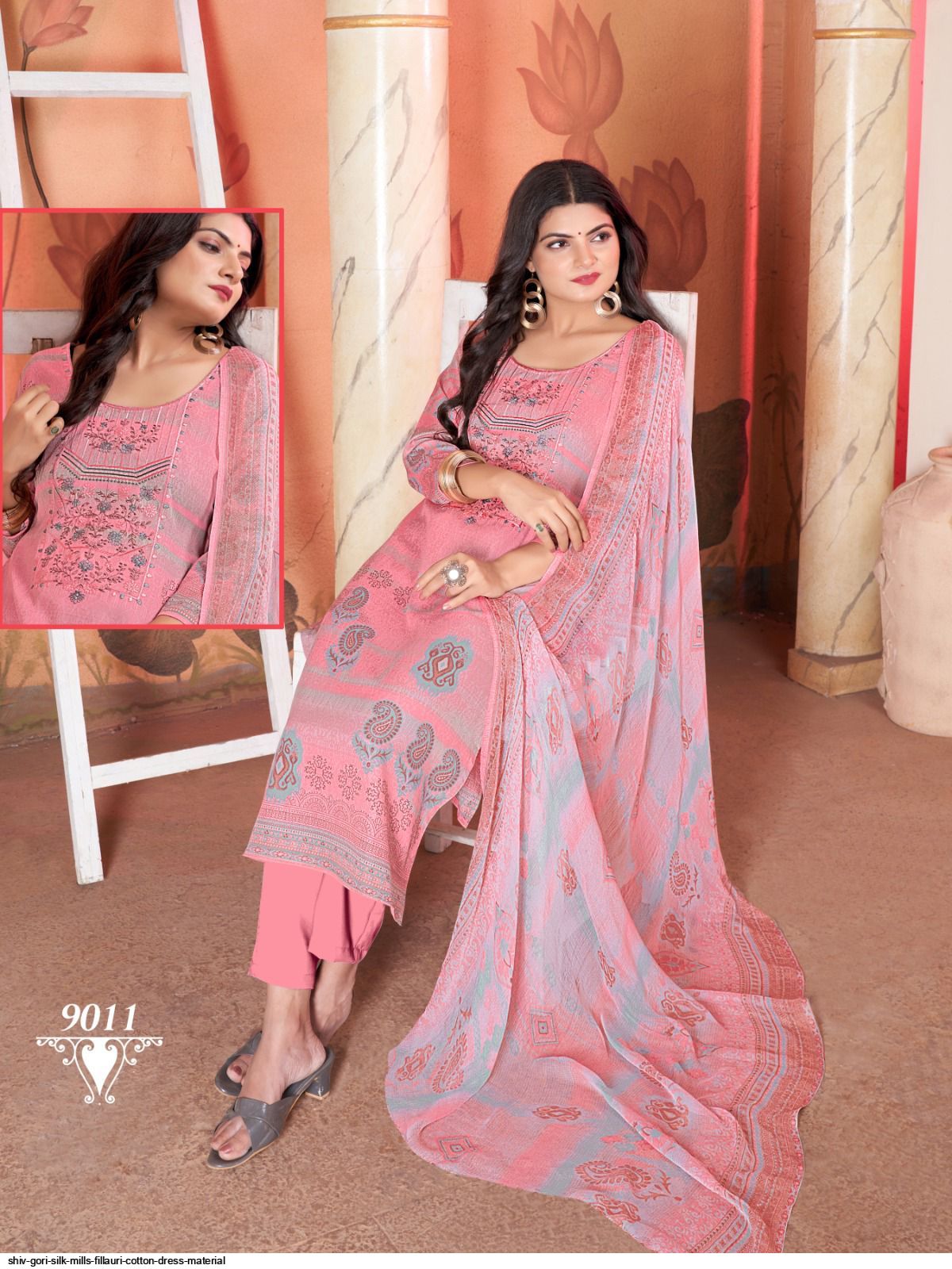 SHIV GORI SILK MILLS FILLAURI Cotton dress material