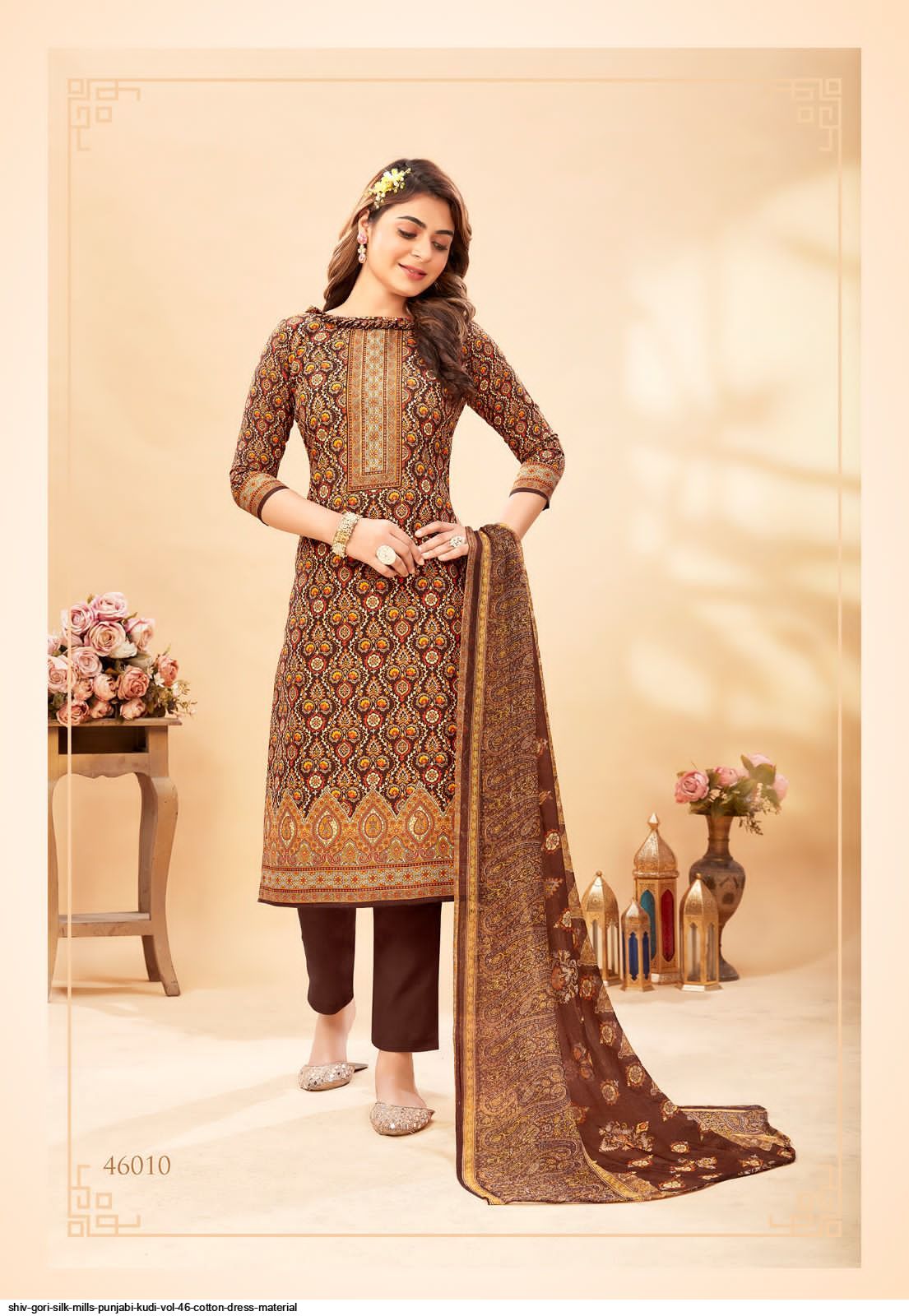 Shiv Gori Silk Mills Punjabi Kudi Vol 46 Cotton Dress Material