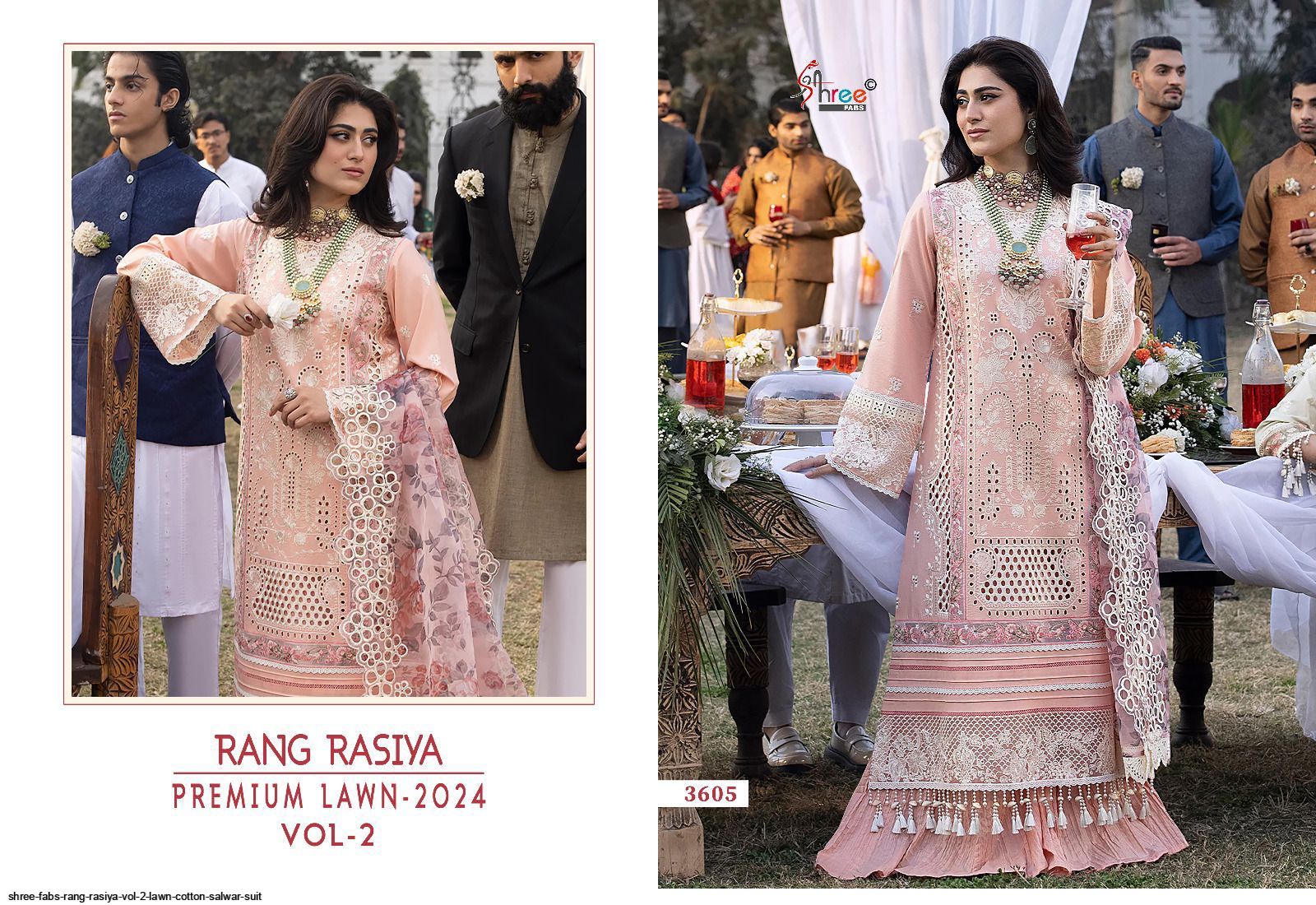 Siree Rong SHREE FABS RANG RASIYA vol-2 LAWN COTTON SALWAR SUIT