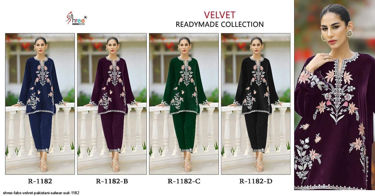 Brown Plus Size Readymade Salwar Pants In Velvet SFSTL22906 –  ShreeFashionWear