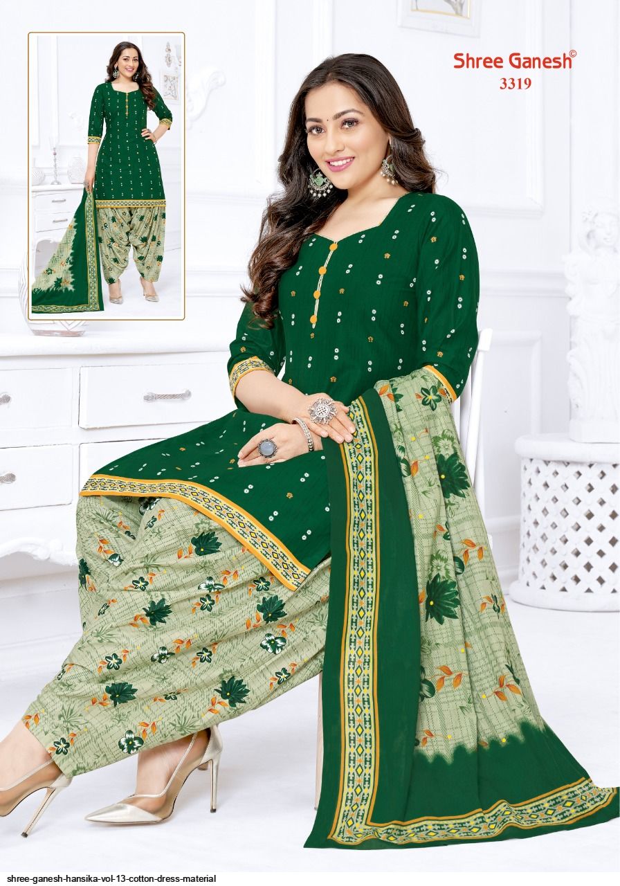 SHREE GANESH HANSIKA VOL 13 COTTON DRESS MATERIAL