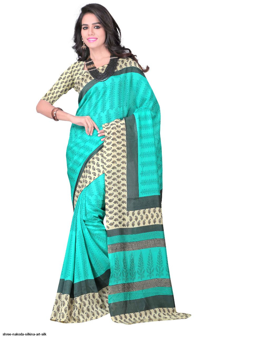 SHREE NAKODA SILKINA Art silk