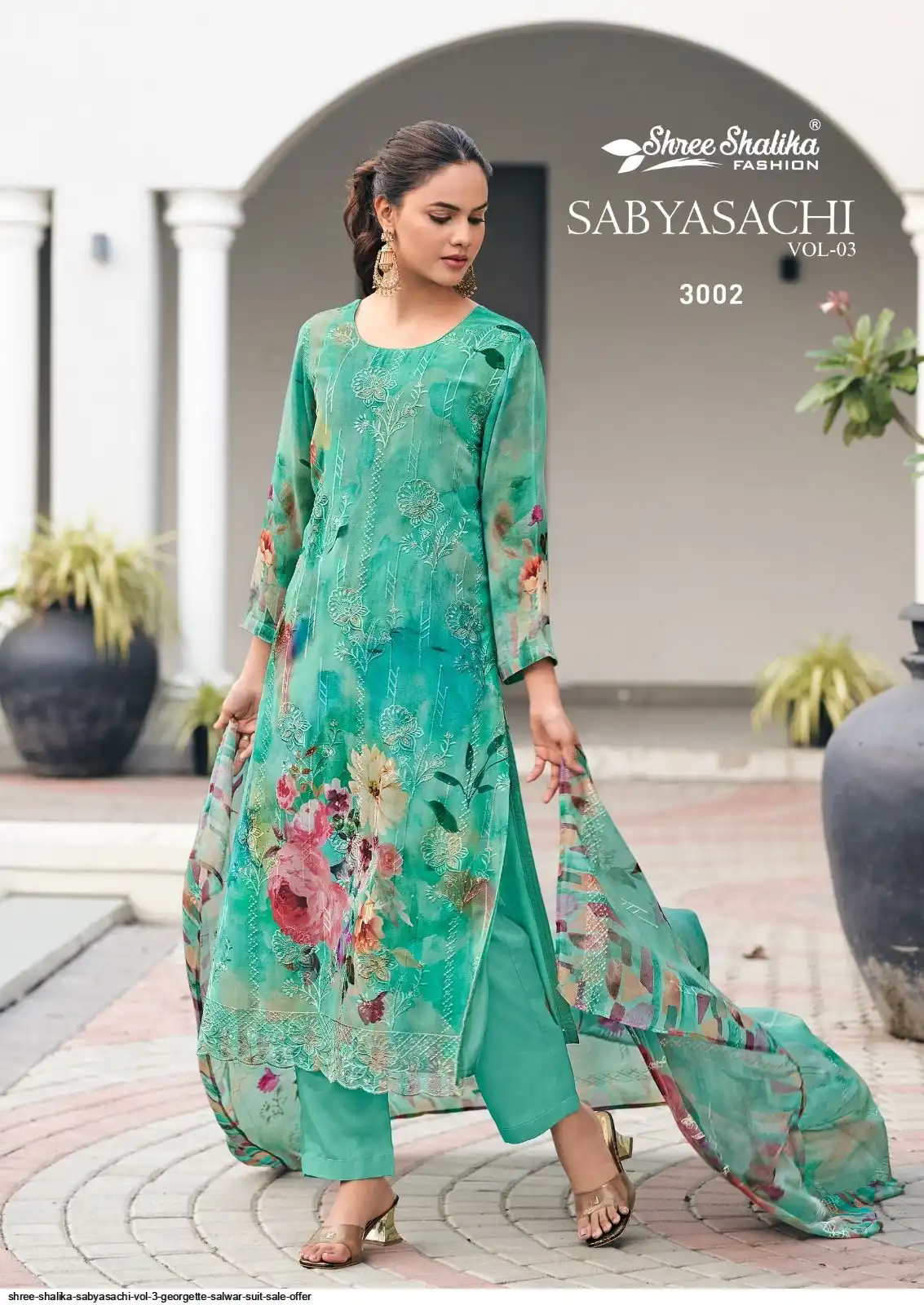 SHREE SHALIKA SABYASACHI VOL GEORGETTE SALWAR SUIT SALE OFFER