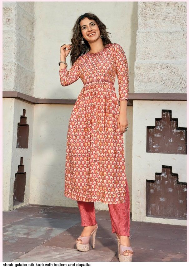 20 Latest Collection of Silk Kurtis For Women  Trending Models