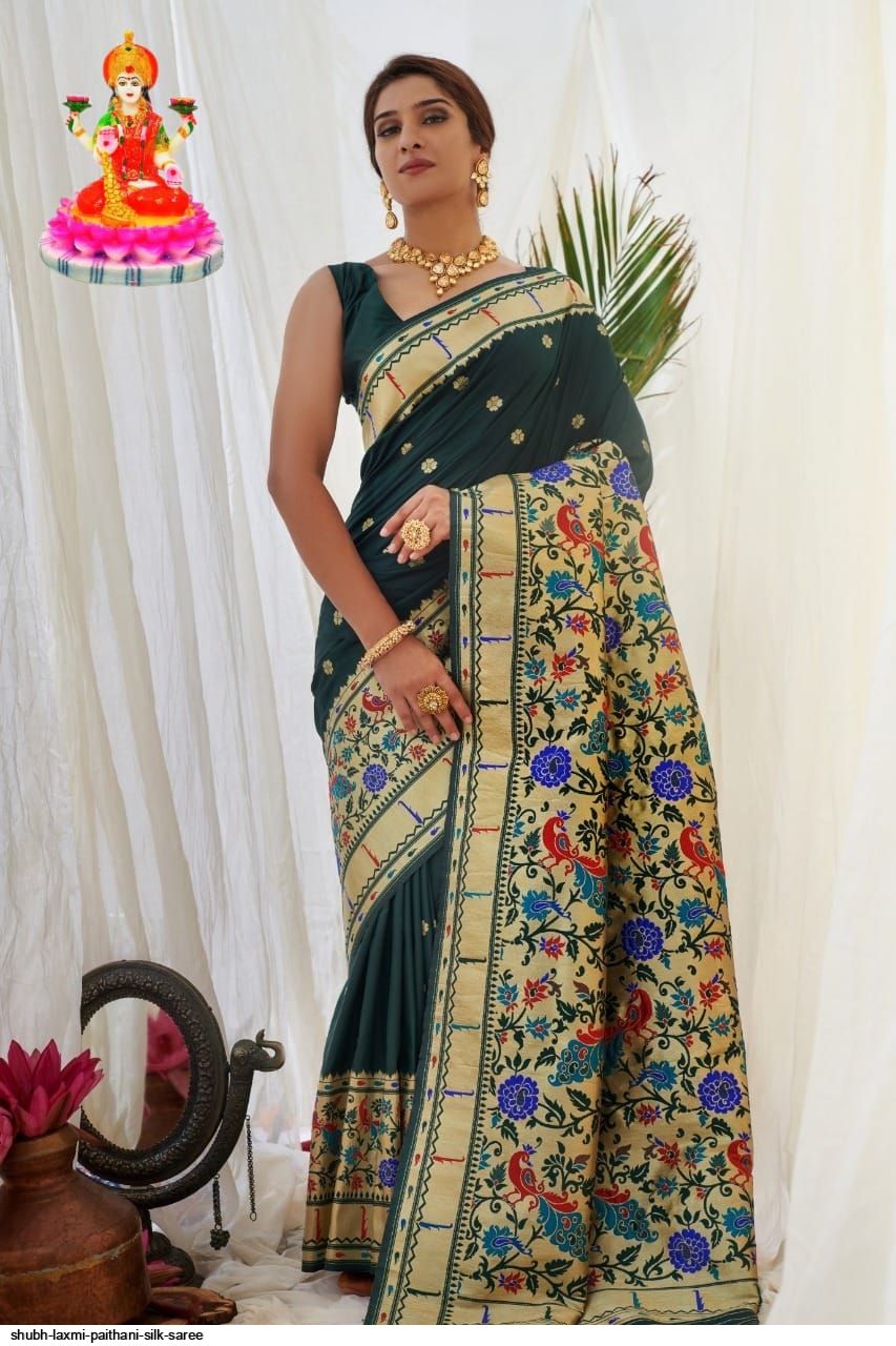 SHUBH LAXMI PAITHANI SILK SAREE F