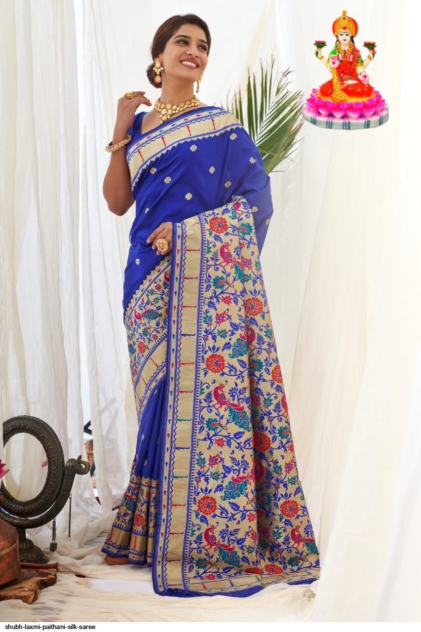 SHUBH LAXMI PAITHANI SILK SAREE B