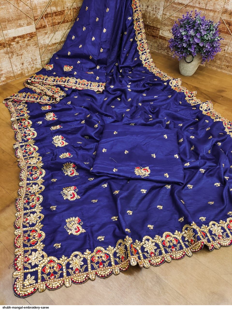 SHUBH MANGAL EMBROIDERY saree