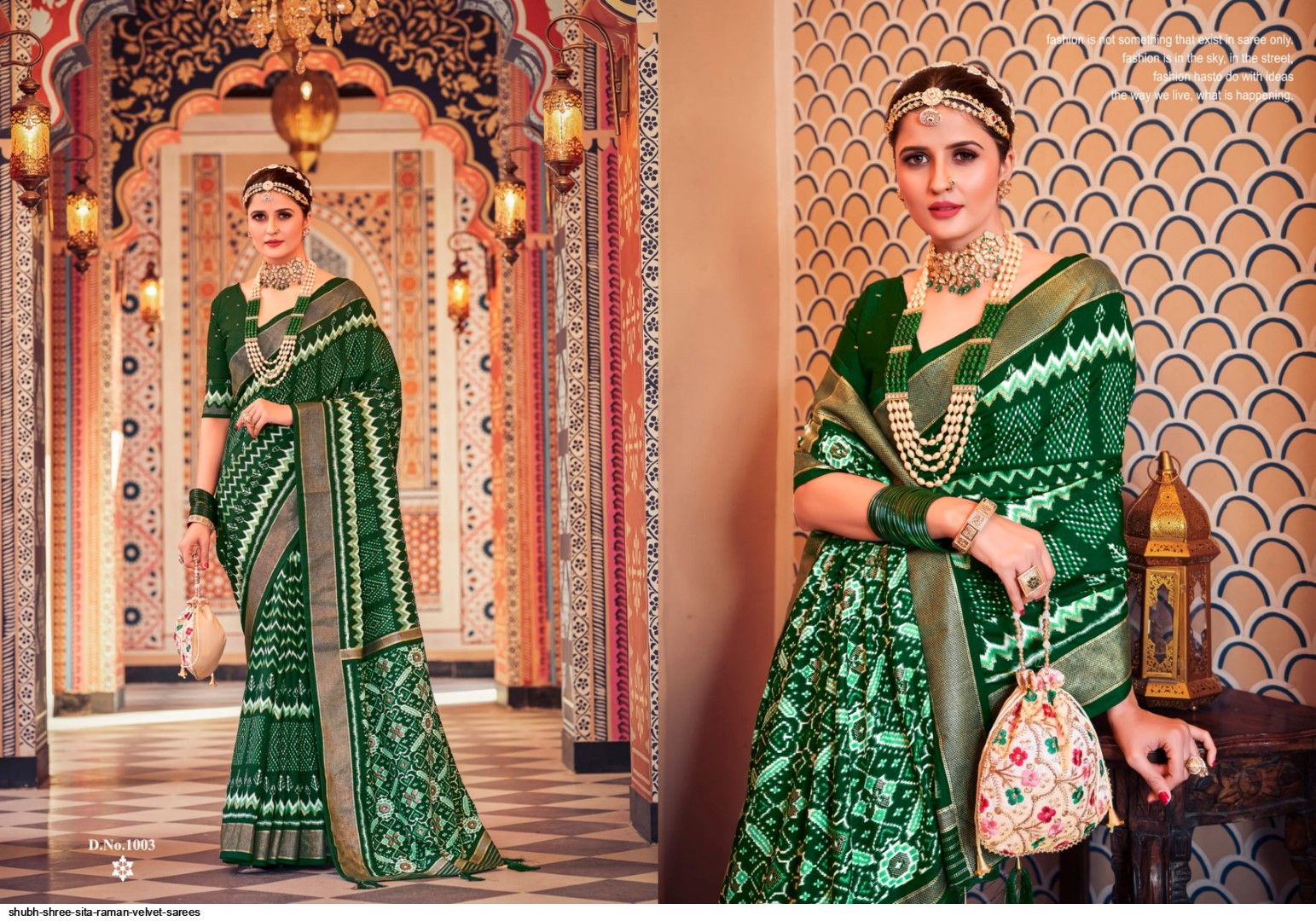 SHUBH SHREE Sita raman Velvet sarees