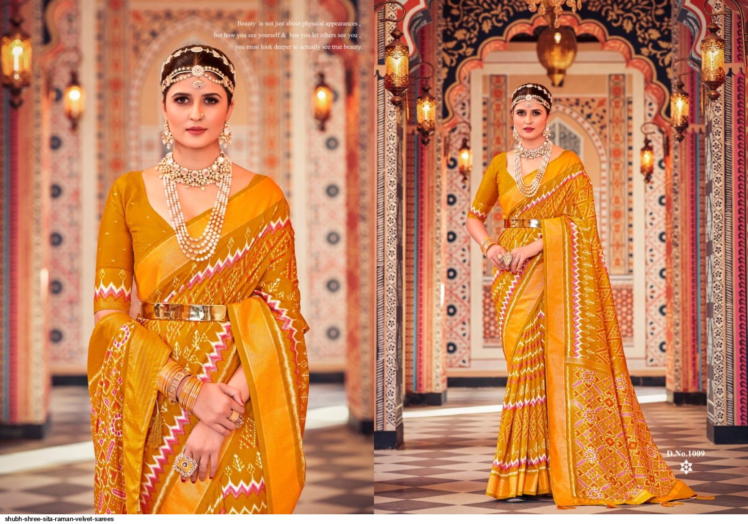 SHUBH SHREE Sita raman Velvet sarees