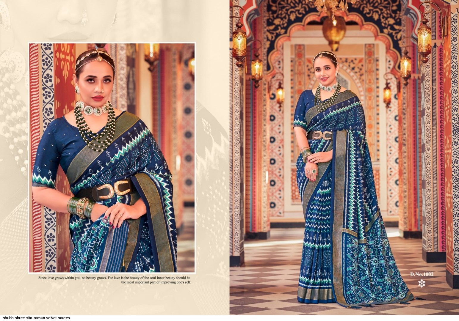 SHUBH SHREE Sita raman Velvet sarees