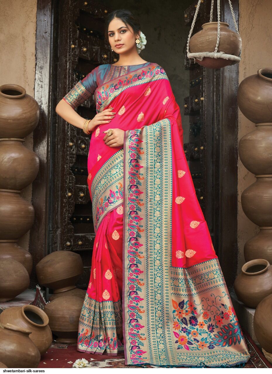 SANGAM Shwetambari-silk-sarees