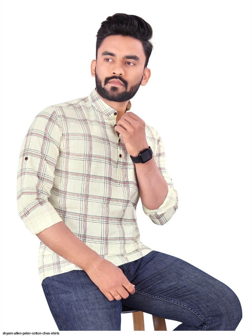 SHYAM Allen Peter COTTON CHEX SHIRTS