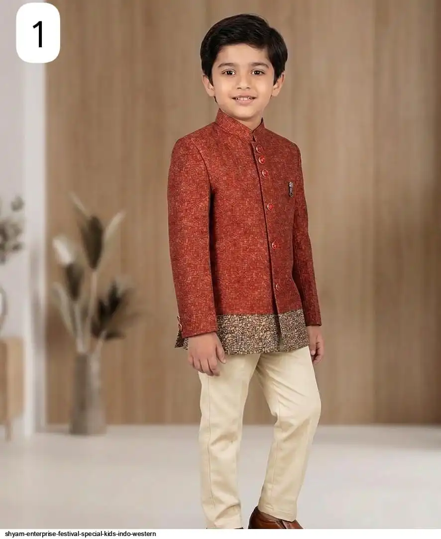 SHYAM ENTERPRISE FESTIVAL SPECIAL KIDS INDO WESTERN 3