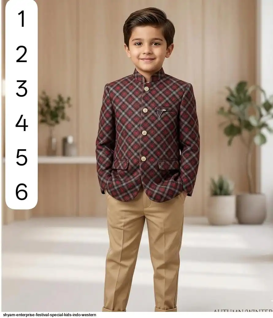 SHYAM ENTERPRISE FESTIVAL SPECIAL KIDS INDO WESTERN 4