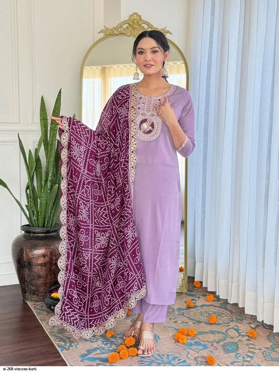SI 268 VISCOSE KURTI