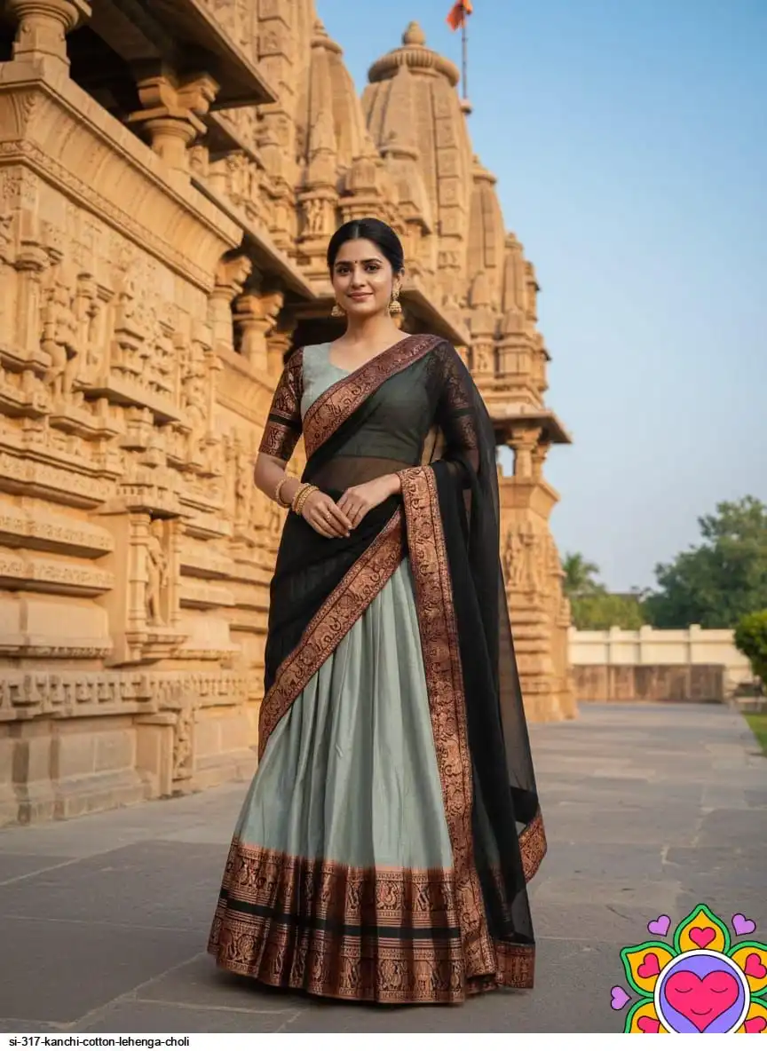 SI 317 KANCHI COTTON LEHENGA CHOLI C