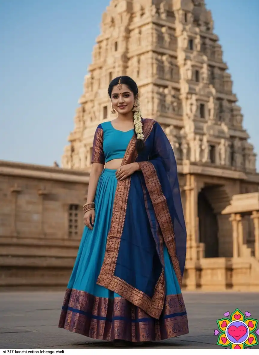 SI 317 KANCHI COTTON LEHENGA CHOLI D