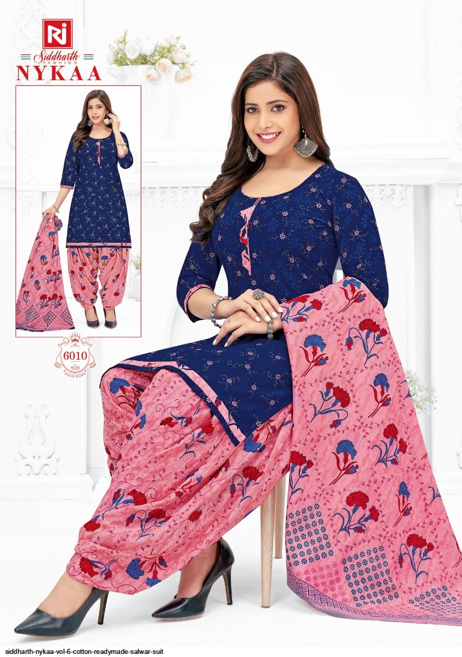 Siddharth Nykaa Vol 6 Cotton Readymade SALWAR SUIT