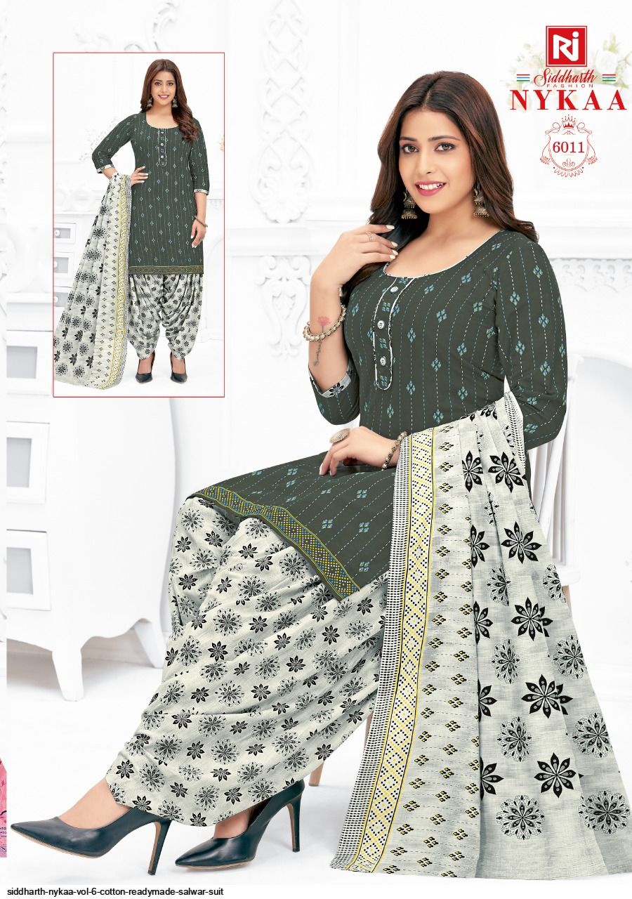 Siddharth Nykaa Vol 6 Cotton Readymade SALWAR SUIT