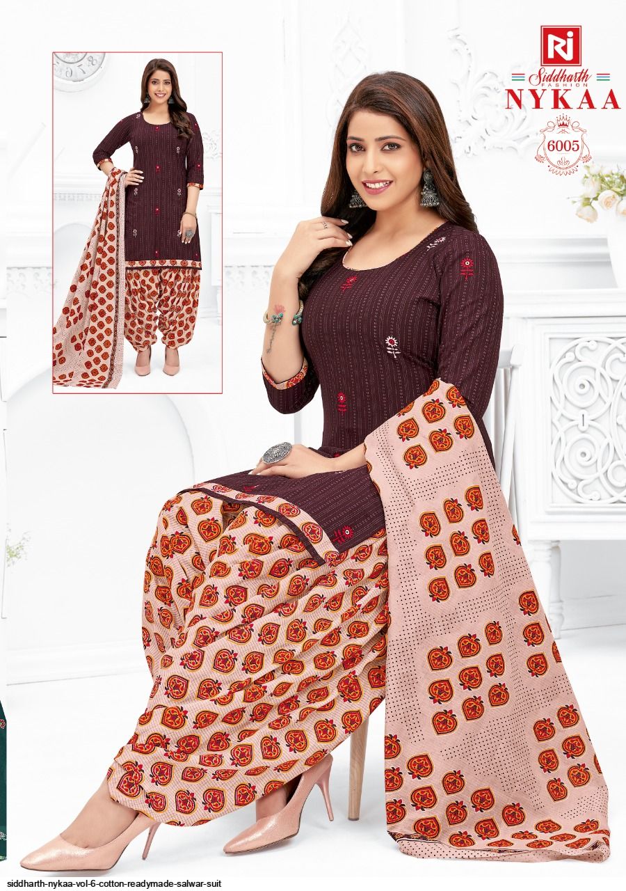 Siddharth Nykaa Vol 6 Cotton Readymade SALWAR SUIT