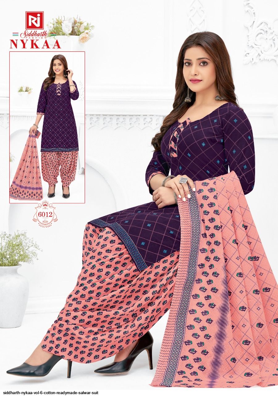 Siddharth Nykaa Vol 6 Cotton Readymade SALWAR SUIT