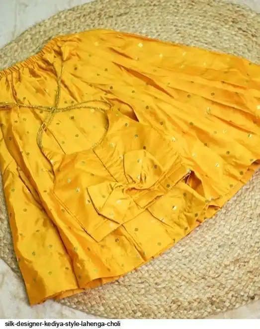 SILK DESIGNER KEDIYA STYLE LAHENGA CHOLI B