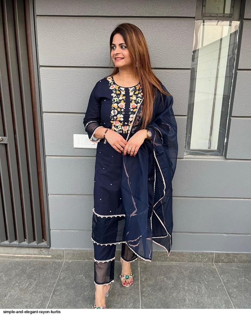 Top Simple Kurti Designs that are in Style  Libas