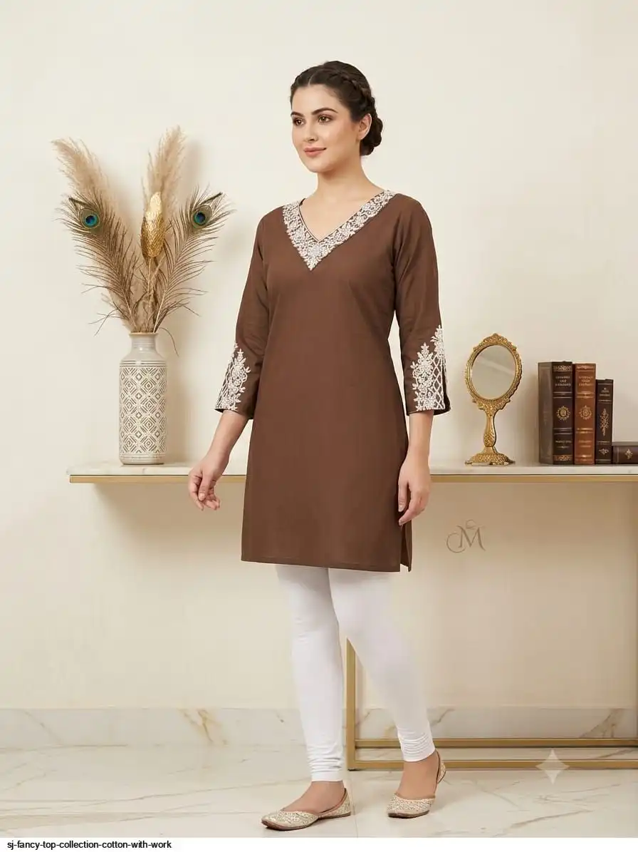 SJ FANCY TOP COLLECTION COTTON WITH WORK 9