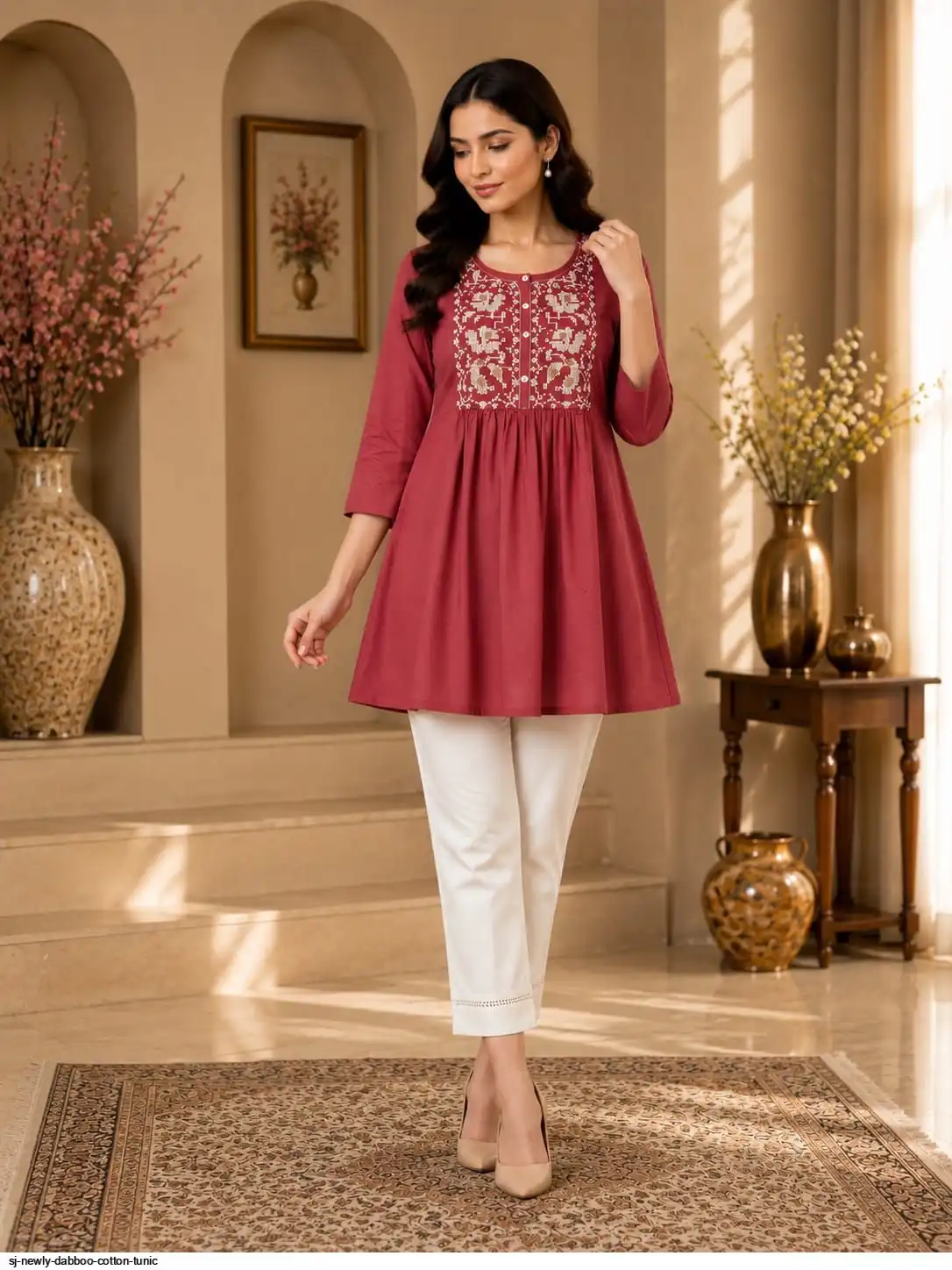 SJ NEWLY DABBOO COTTON TUNIC B