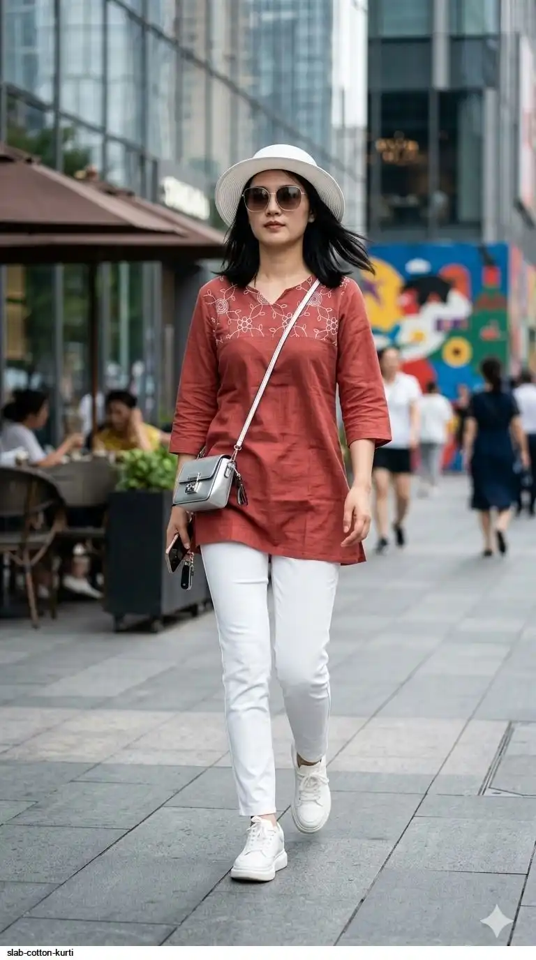 SLAB COTTON KURTI C