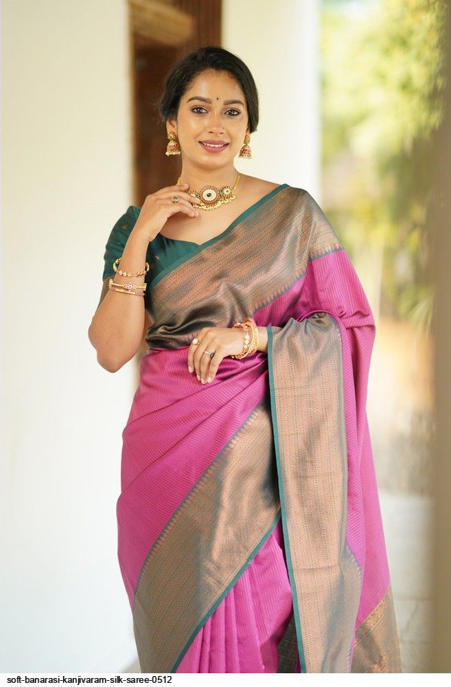 soft BanarasI Kanjivaram silk SAREE 0512