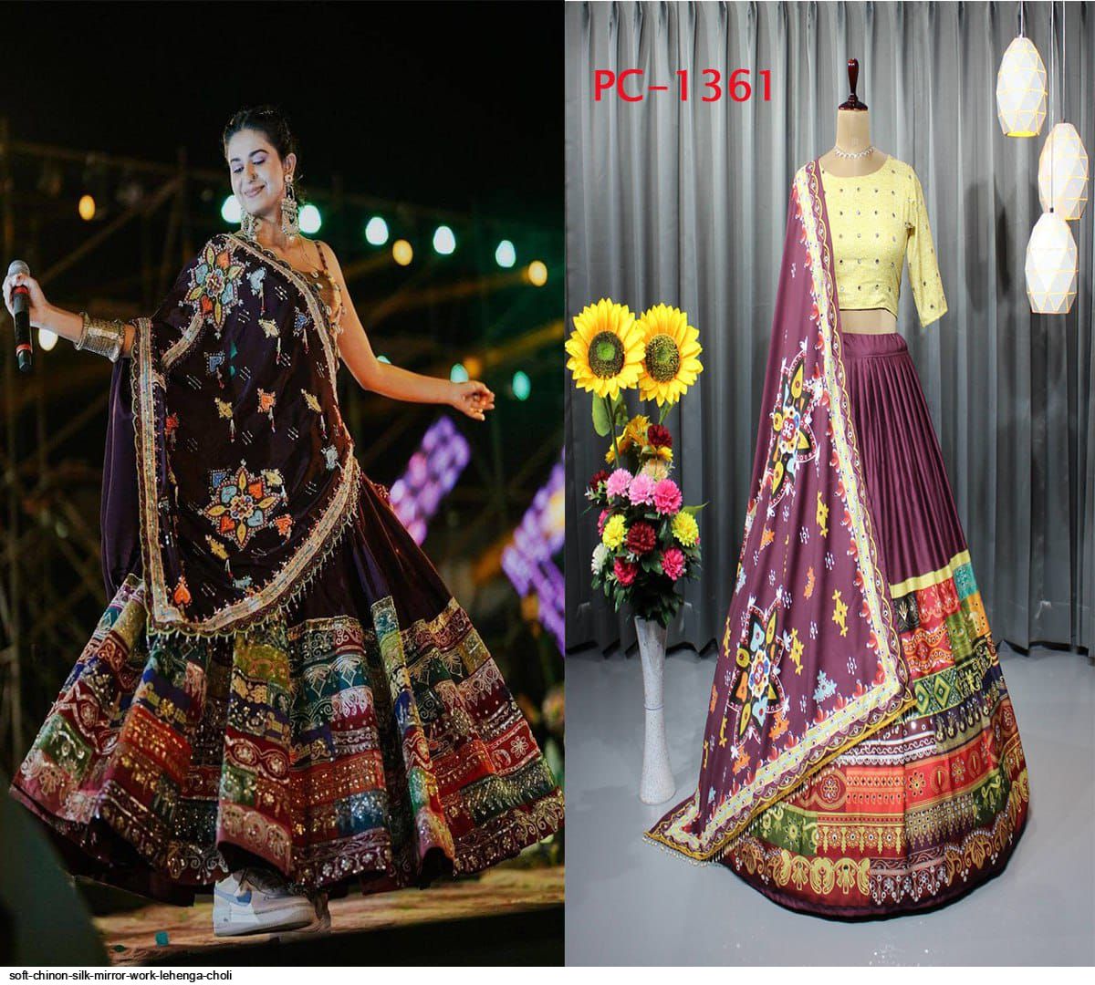 Payal and Adhir, Jaipur | Party wear indian dresses, Mirror work lehenga,  Elegant lehenga