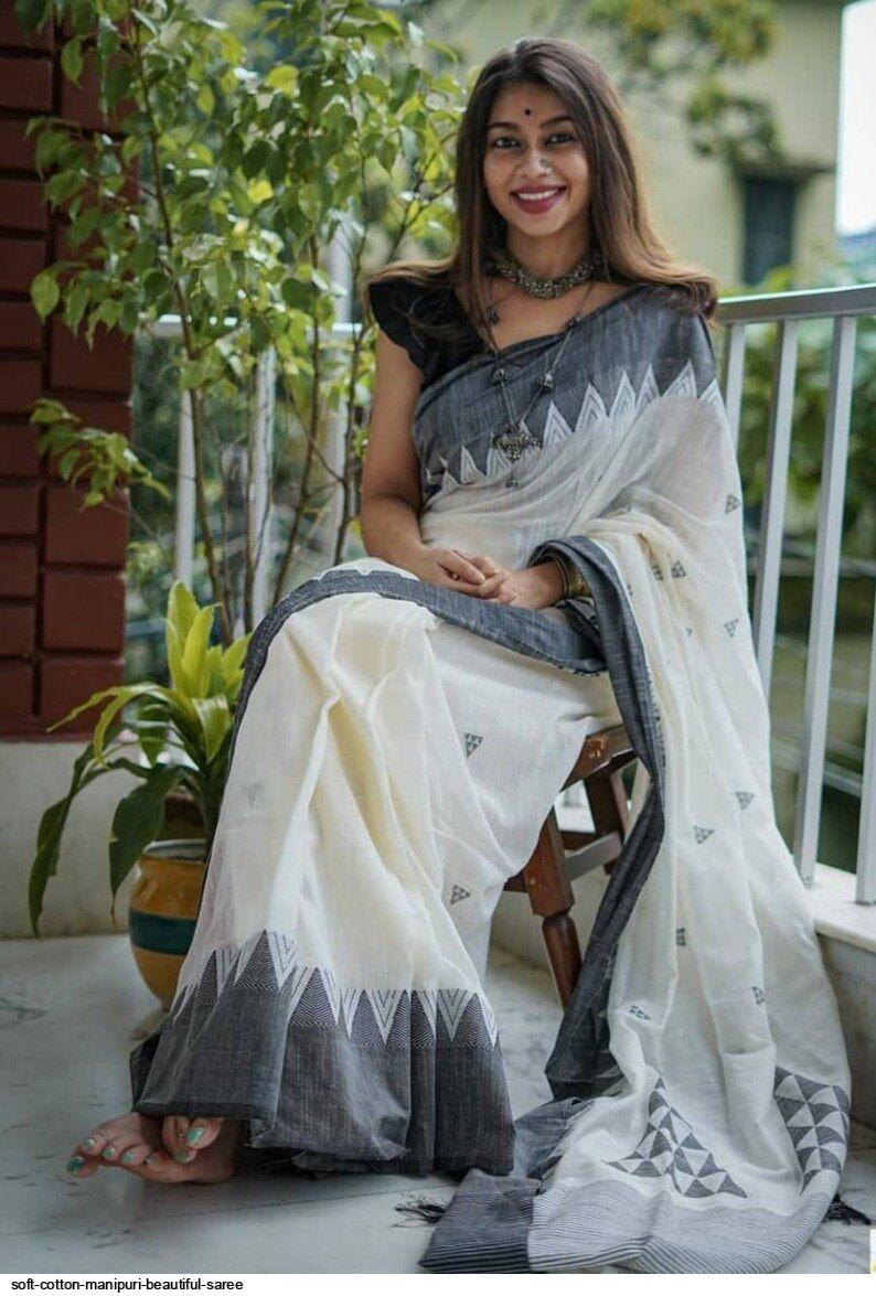 SOFT COTTON MANIPURI BEAUTIFUL SAREE