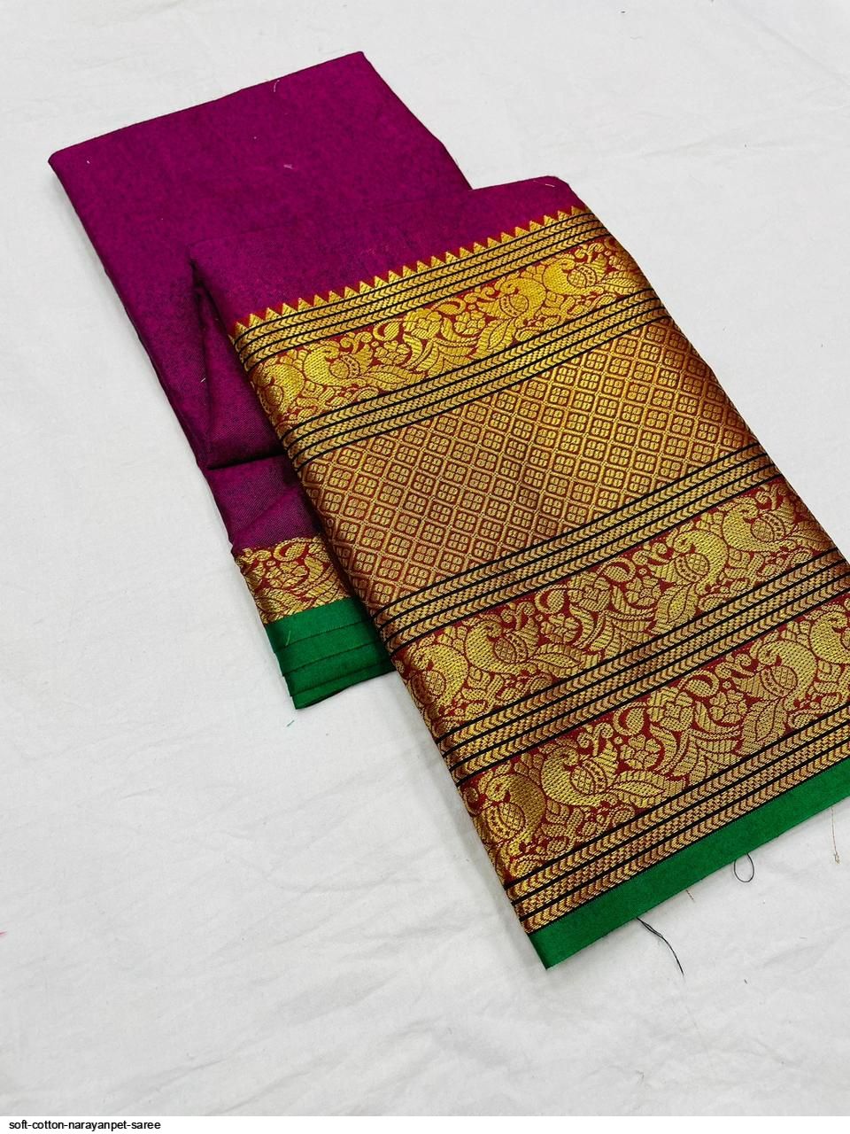 SOFT COTTON NARAYANPET SAREE