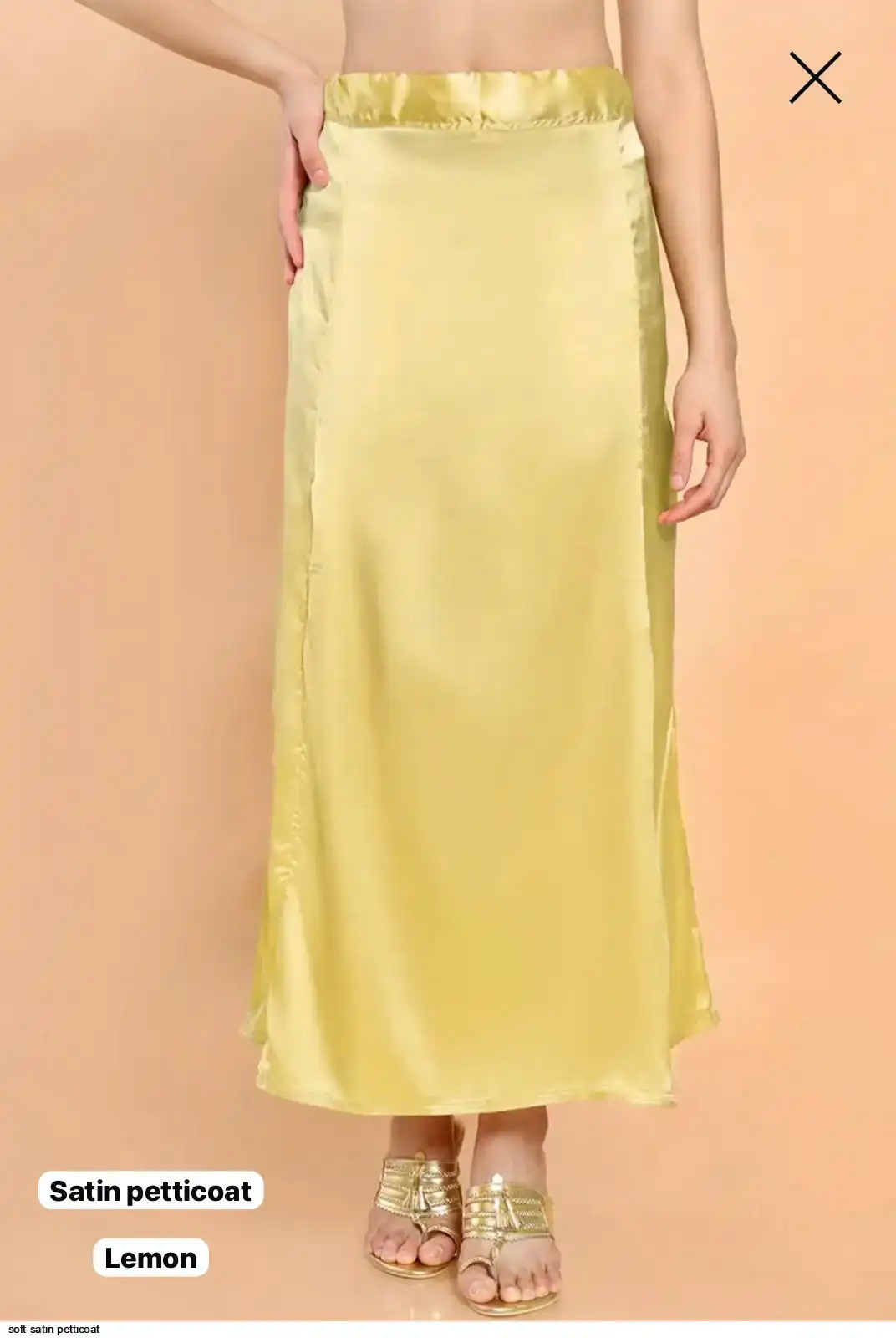 SOFT SATIN PETTICOAT B