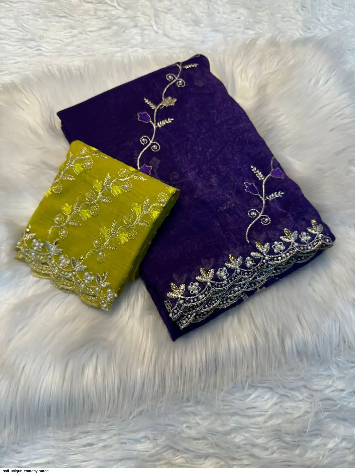 Soft Unique Soft UNIQUE crunchy saree