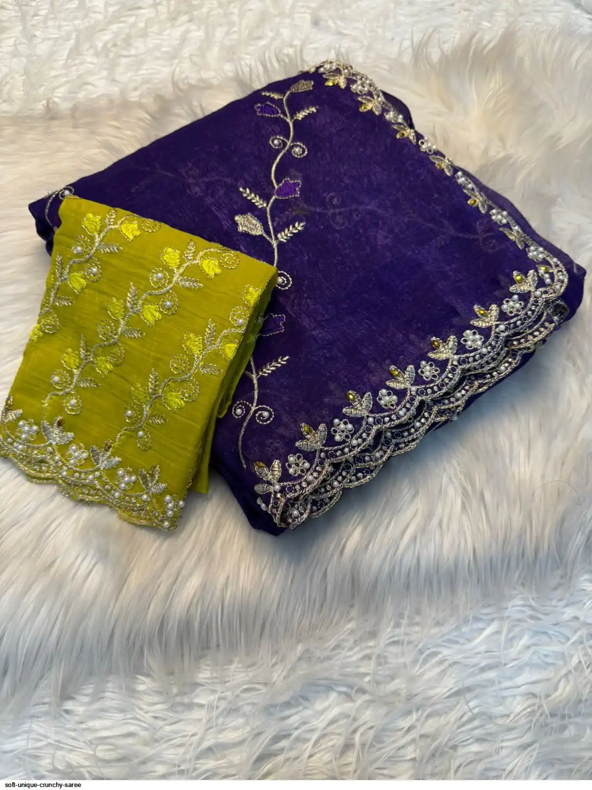 Soft Unique Soft UNIQUE crunchy saree