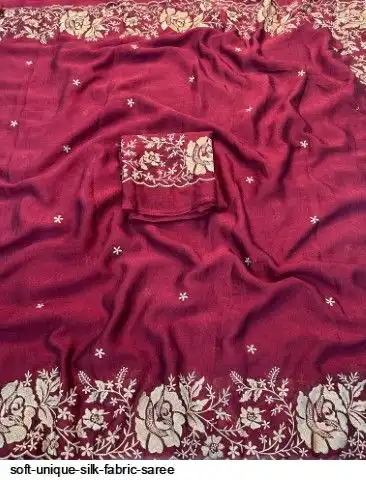 Soft Unique Soft UNIQUE Silk Fabric Saree