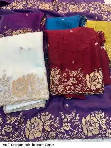 Soft Unique Soft UNIQUE Silk Fabric Saree