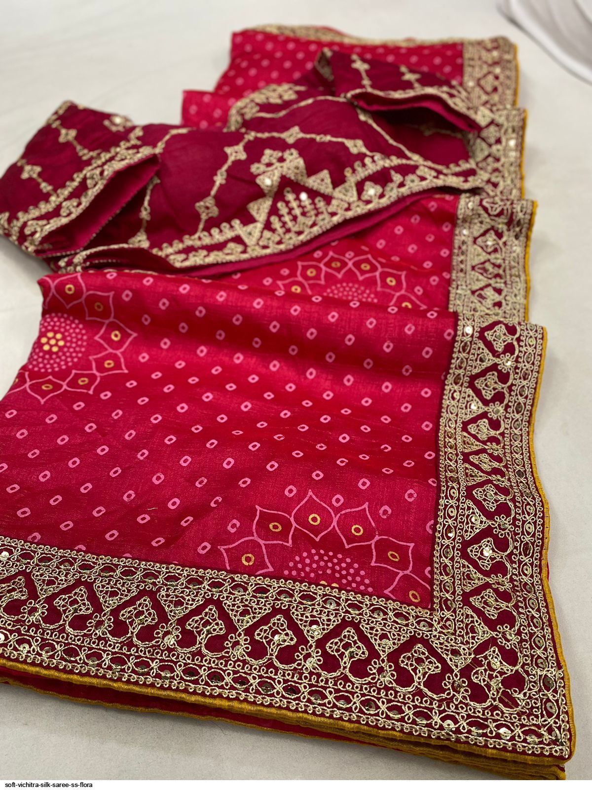 SOFT VICHITRA SILK SAREE SS FLORA