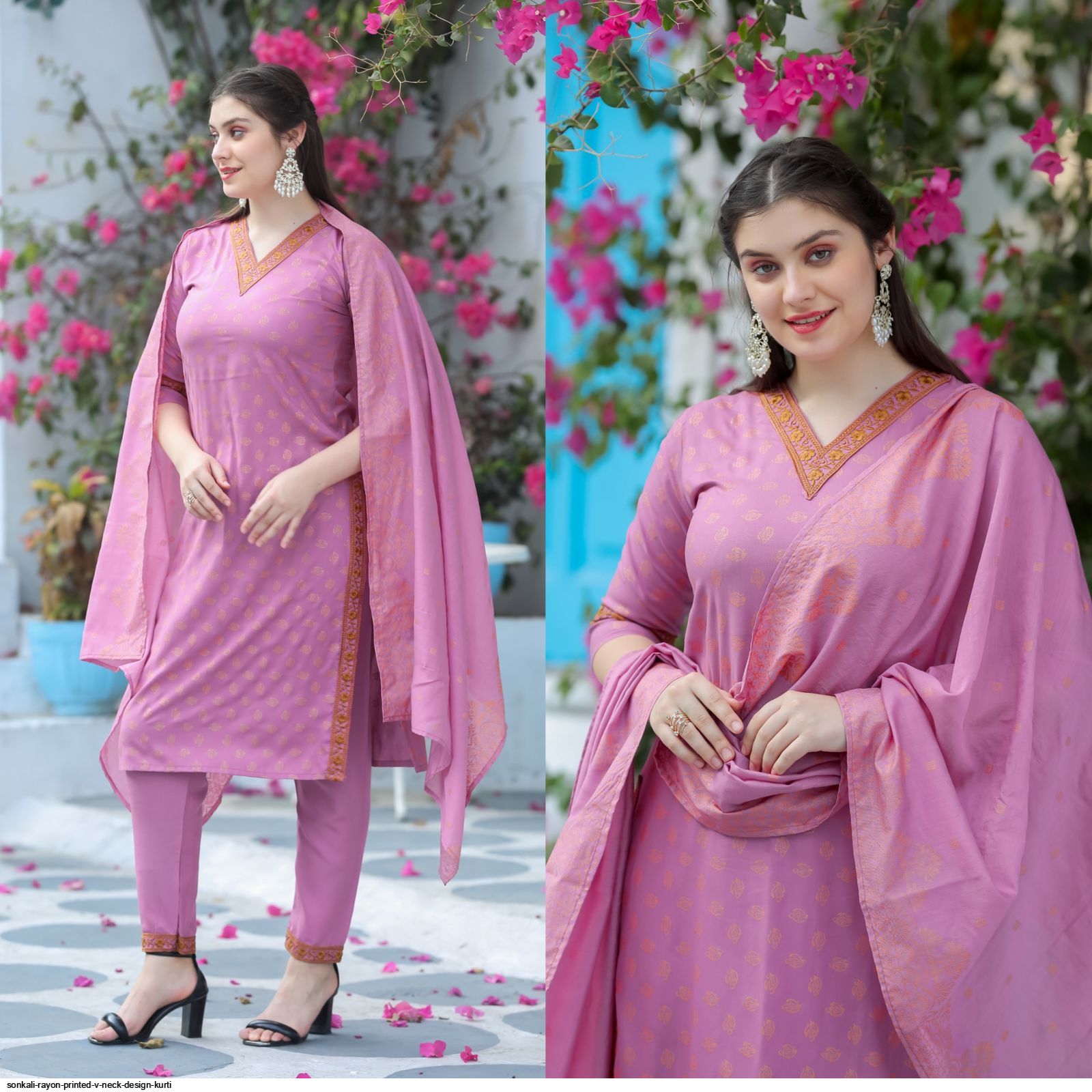 V neck designs for churidar hotsell