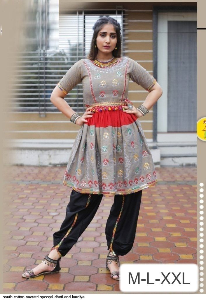 Kd 1358 Organza Silk Beautiful Designer Special Navratri Wear Choli With  Dhoti And Shrug Colllection Wholesaler