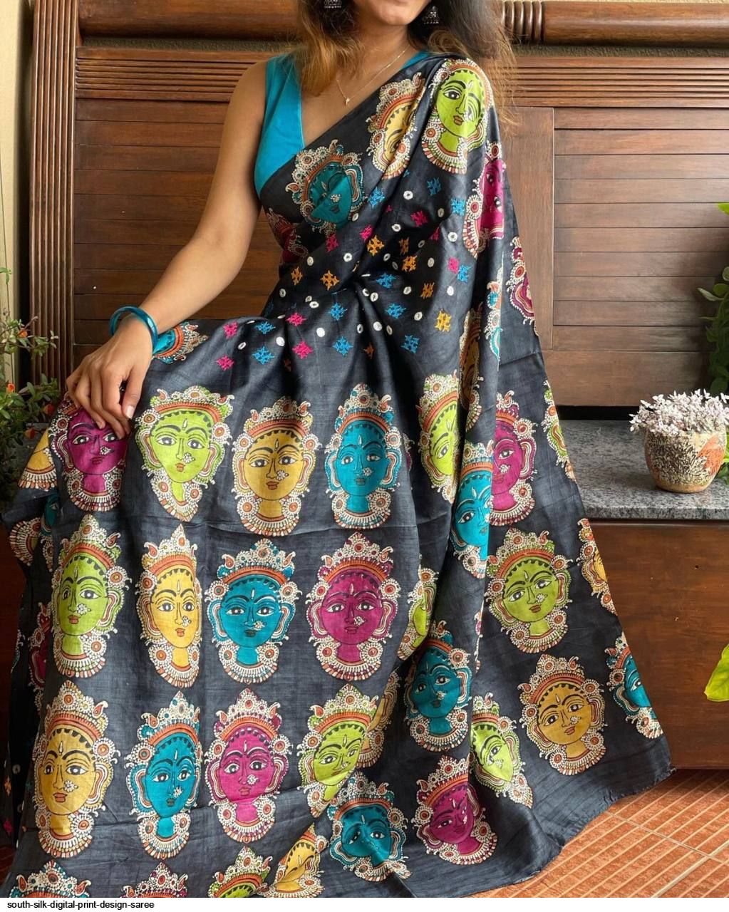 South Indian Wedding Silk Ready To Wear Saree