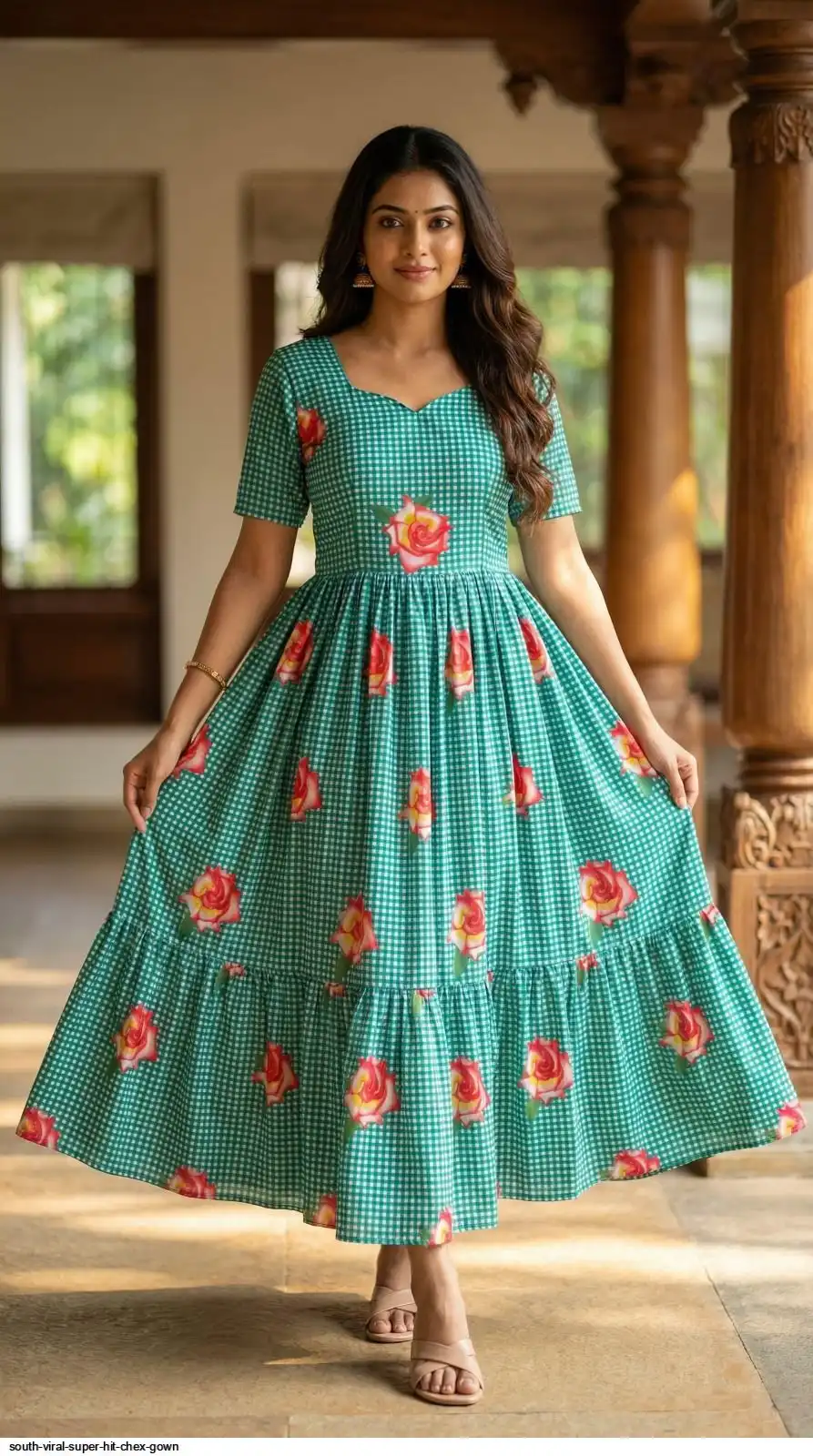 SOUTH VIRAL SUPER HIT CHEX GOWN B