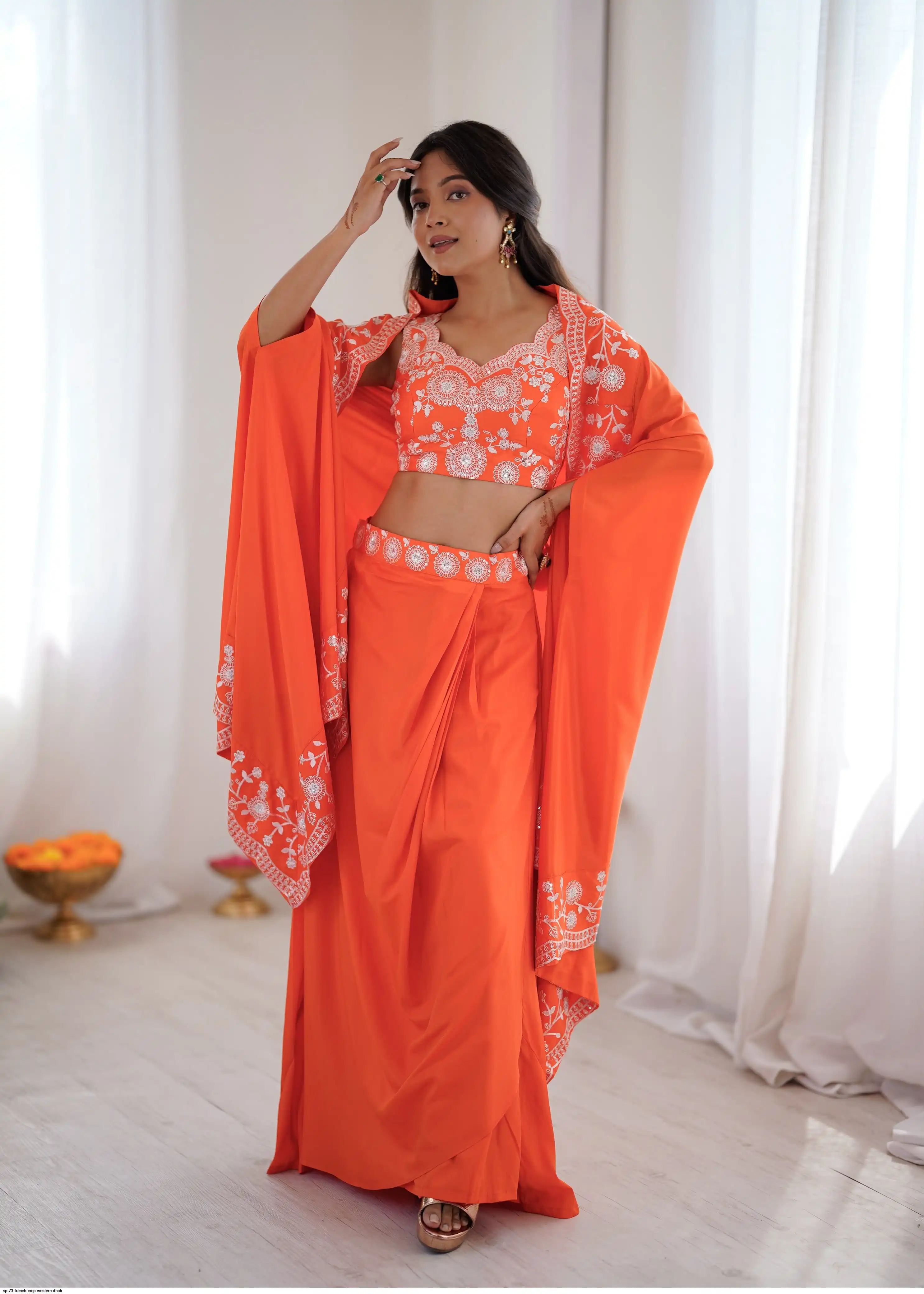 SP 73 FRENCH CREP WESTERN DHOTI 3