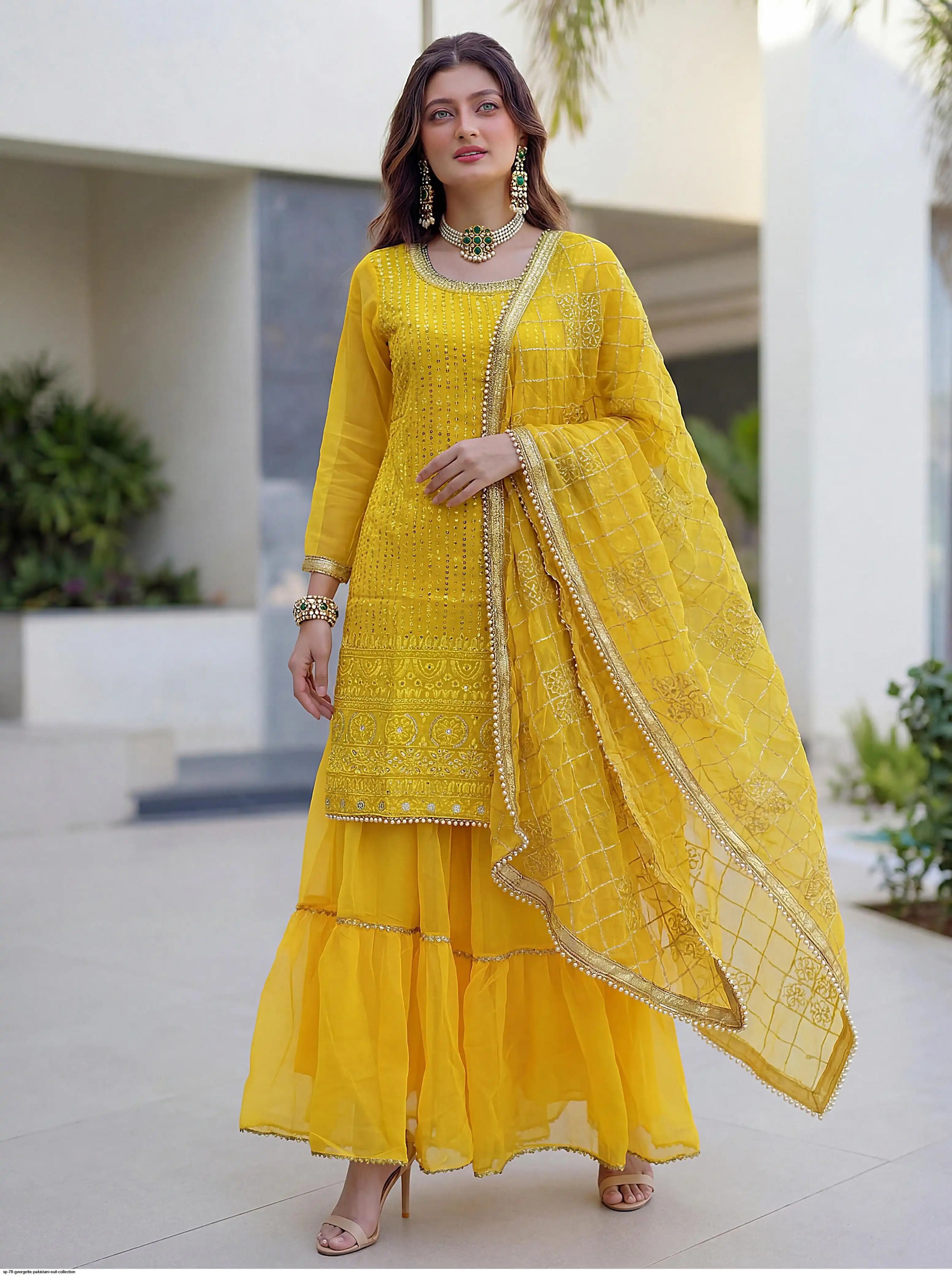 SP 78 GEORGETTE PAKISTANI SUIT COLLECTION A
