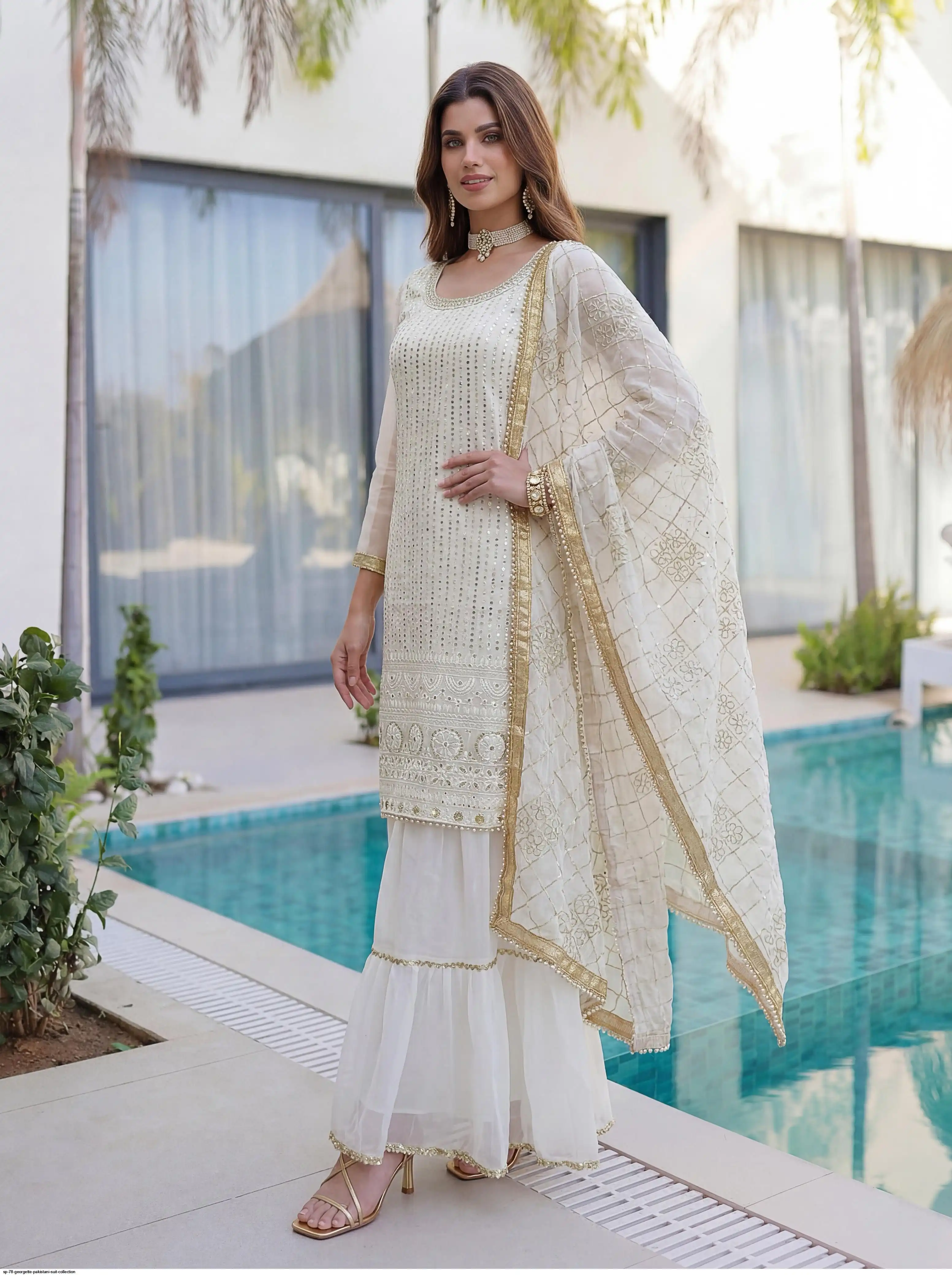 SP 78 GEORGETTE PAKISTANI SUIT COLLECTION B