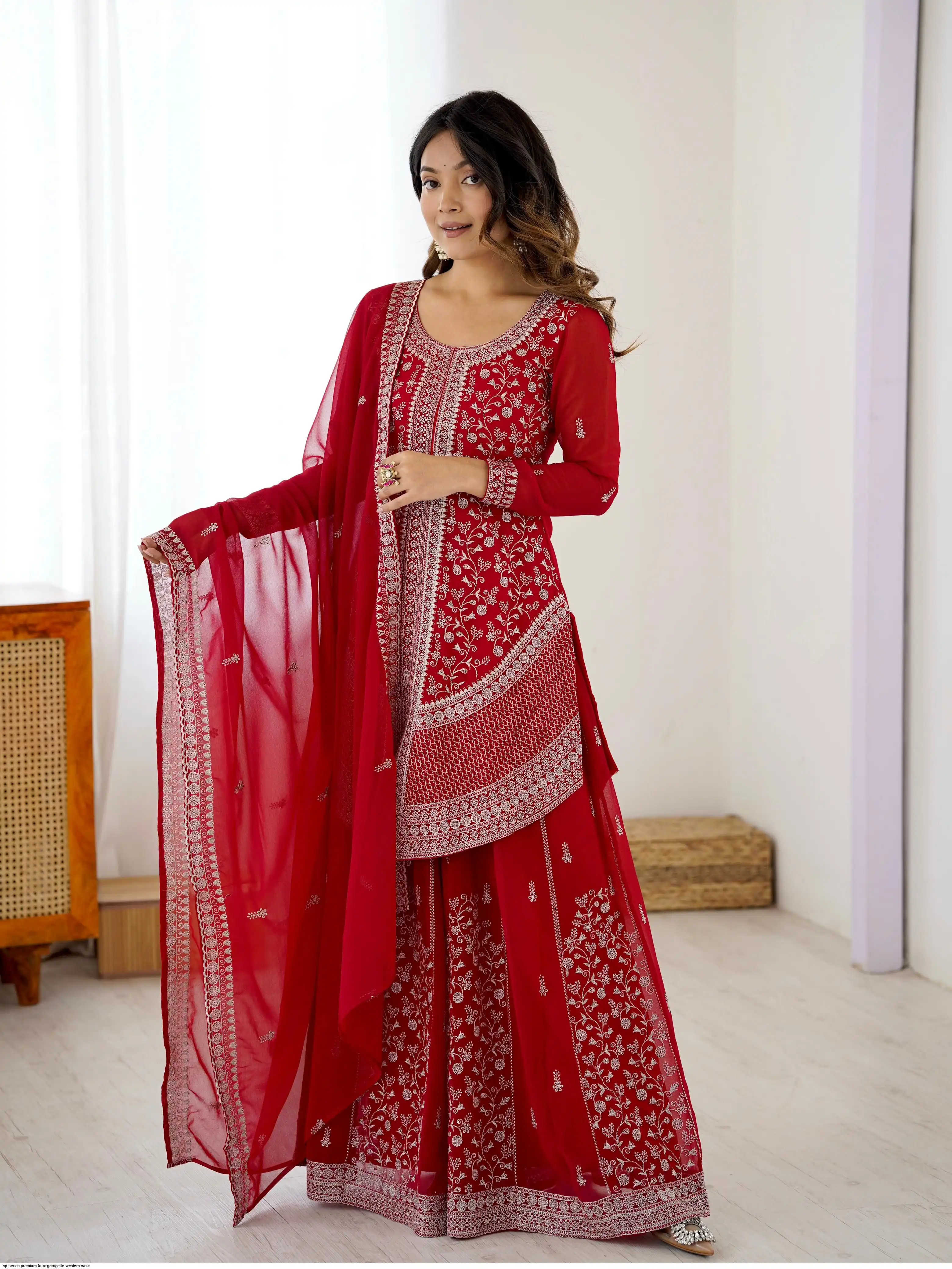 SP SERIES PREMIUM FAUX GEORGETTE WESTERN WEAR 1