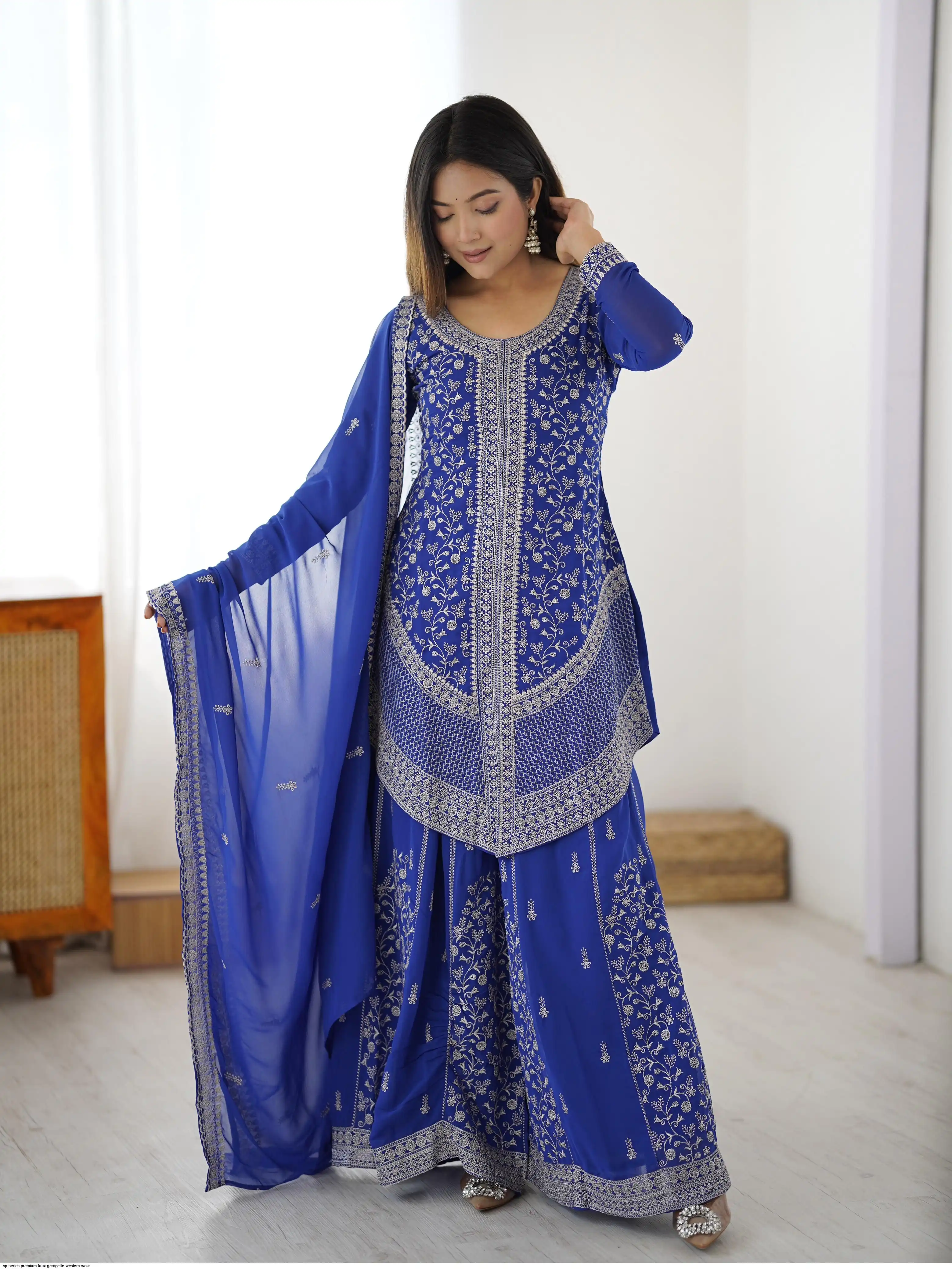 SP SERIES PREMIUM FAUX GEORGETTE WESTERN WEAR 2